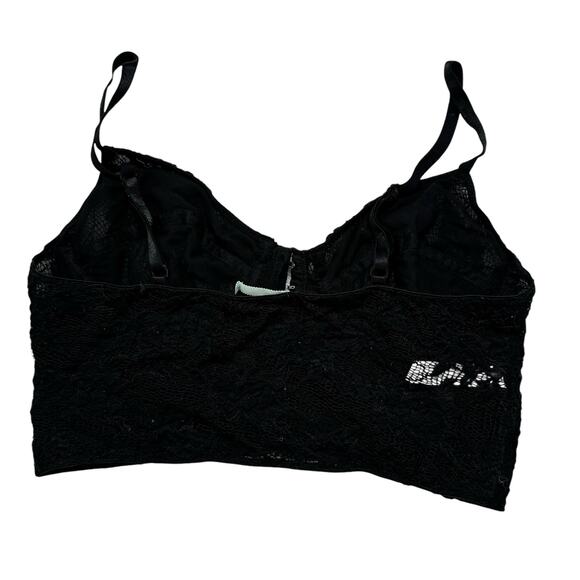 KIMCHI BLUE Black Lace Gothic Bra Crop Top Size Med-Large Womens Whimsygoth - Picture 4 of 8